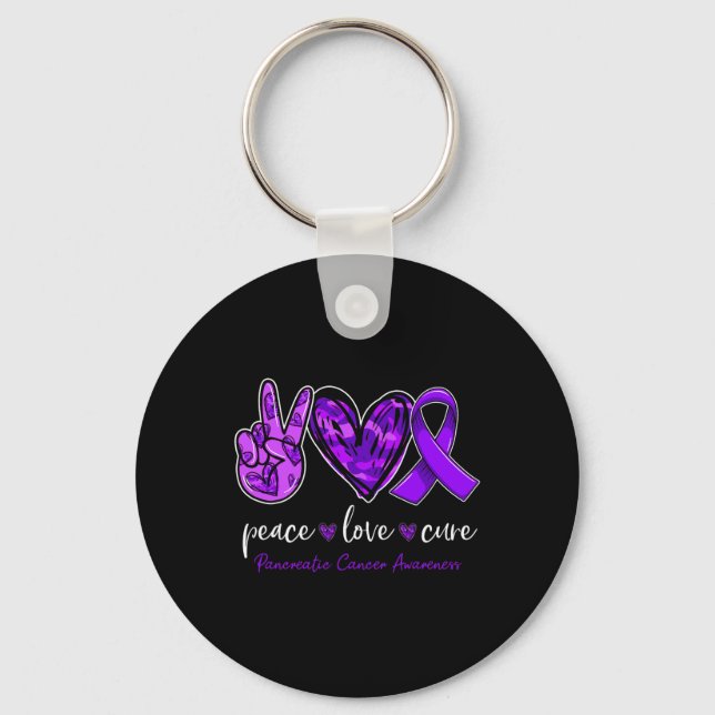Chaveiro Mês de Consciência do Amor pela Paz (Frente)
