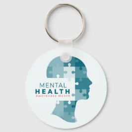 Chaveiro Mês de Conscientização sobre Saúde Mental