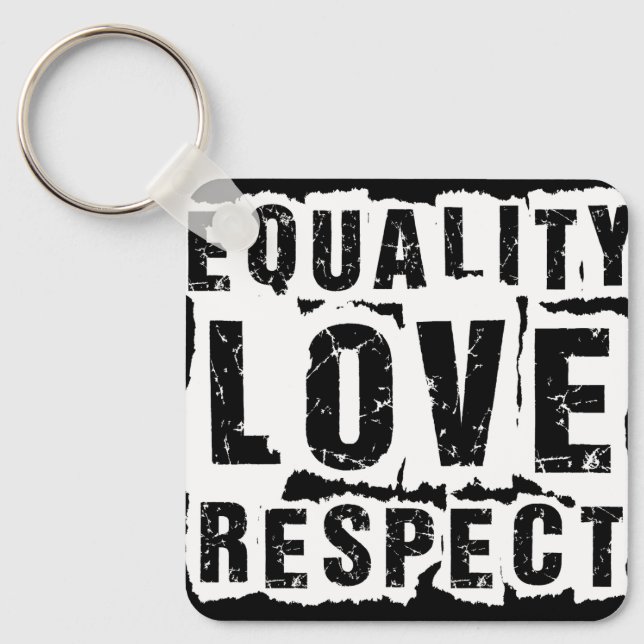 Chaveiro Mês do Orgulho de Igualdade e Respeito (Frente)