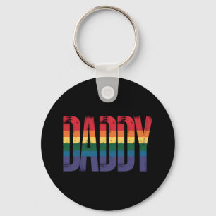 Chaveiro Mês do Orgulho Gay do Papai Dia dos Pais LGBTQ Arc