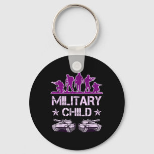 Chaveiro Mês Infantil Militar Para Crianças Roxadas Para Ca