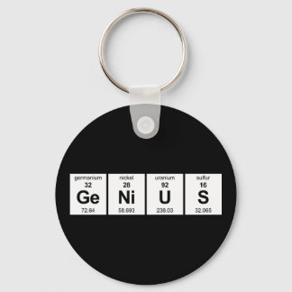Chaveiro Mesa periódica GeNiUS