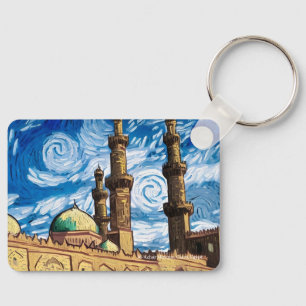 Chaveiro Mesquita Al-Azhar, Cairo, Egito num anel chave