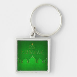 Chaveiro Mesquita do ouro verde de Eid Mubarak