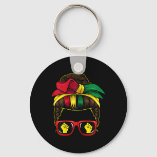 Chaveiro Messbun Power Fist Junteenésimo Melanin African Am