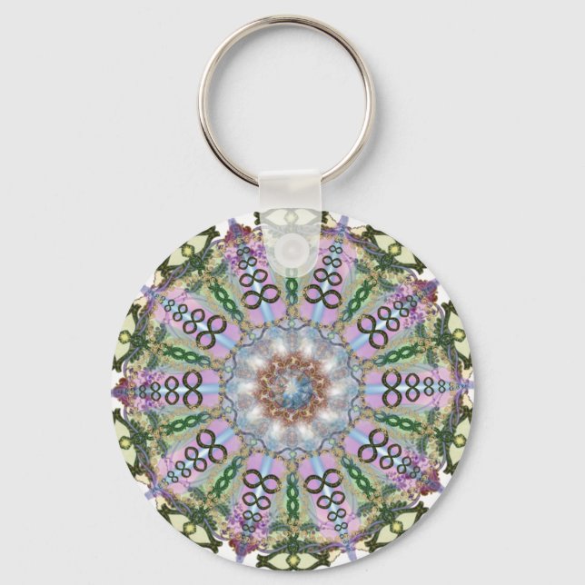 Chaveiro Metamorfose Mandala (Frente)