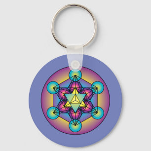 Chaveiro Metatron's Cube Merkaba