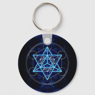 Chaveiro Metatrons Würfel -  Merkaba - Stern Tetraeder