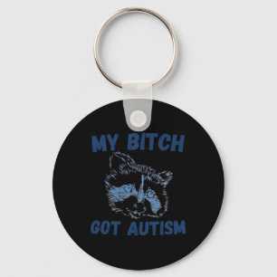 Chaveiro Meu Autismo É Engraçado Dizendo Memória