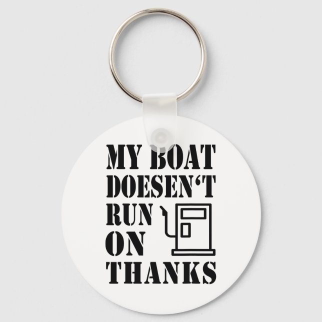 Chaveiro Meu Barco Não Funciona Com Agradecimentos Frases D (Frente)