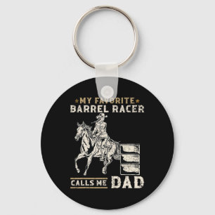 Chaveiro Meu Barrel Racer Favorito Me Chama Pai Eu Cavalo R