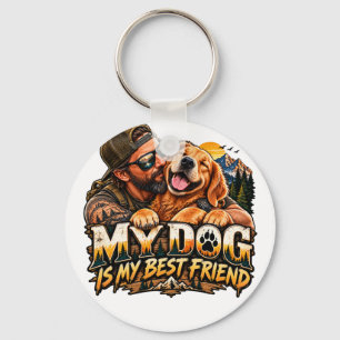 Chaveiro Meu Cachorro É Meu Melhor Amigo – Amor de Retrieve