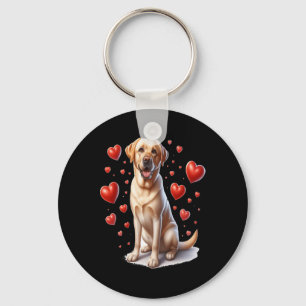 Chaveiro Meu Cachorro Labrador Amarelo É Meu Coração de Val
