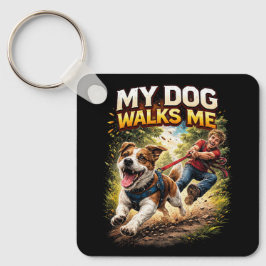 Chaveiro Meu Cachorro Me Passeia