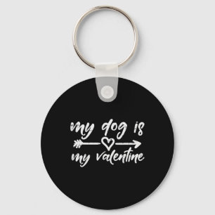 Chaveiro Meu Cachorro Valentine Dono de Animal Divertido Mã
