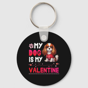 Chaveiro Meu Cão Cavalier King Charles Spaniel É o Meu Vale