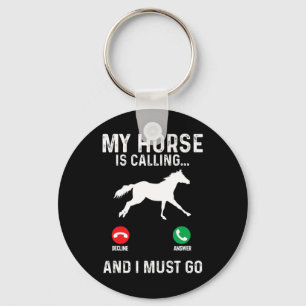 Chaveiro Meu Cavalo Está Chamando Eu Tenho Que Ir Cavalo Pa