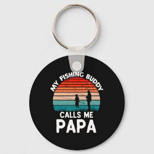Chaveiro Meu Companheiro de Pesca Me Chama de Papai Retro V