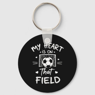 Chaveiro Meu Coração Está Naquele Campo Jogador De Futebol