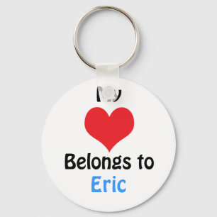 Chaveiro Meu coração pertence a Eric