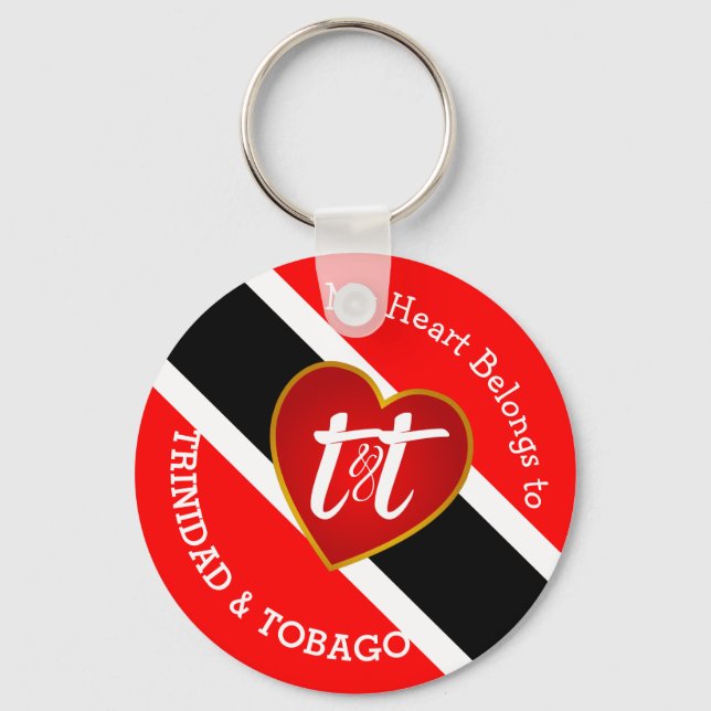 Chaveiro Meu Coração Pertence a T&T (Frente)