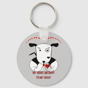 Chaveiro Meu Coração Pertence ao Meu Pai