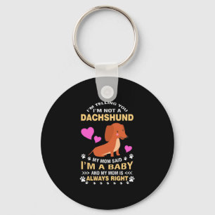Chaveiro Meu Dachshund É Meu Bebê