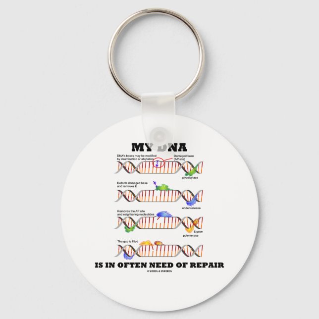 Chaveiro Meu DNA Frequentemente Precisa De Reparo (Humor De (Frente)