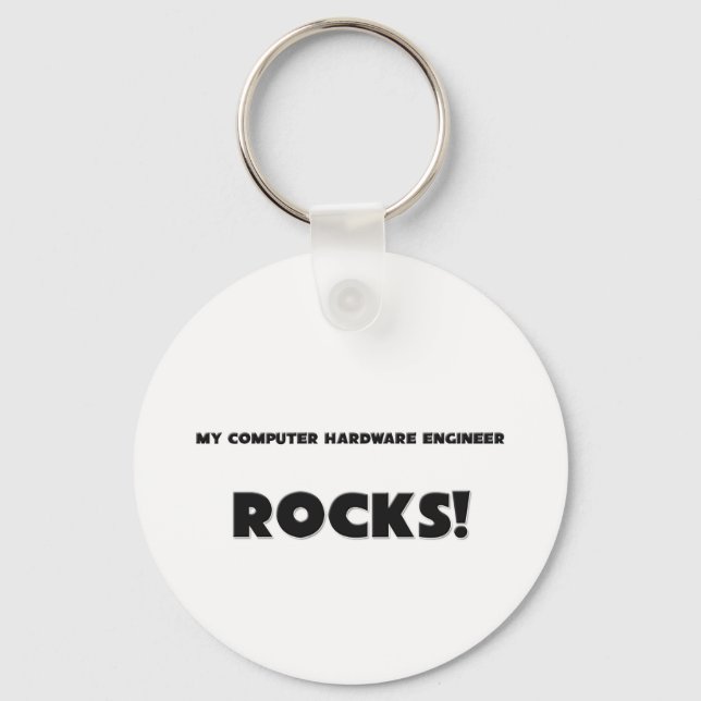 Chaveiro MEU Engenheiro DE Hardware DE Computador ROCKS! (Frente)