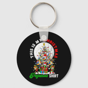 Chaveiro Meu Equipamento De Voleibol De Natal Pajama Como X