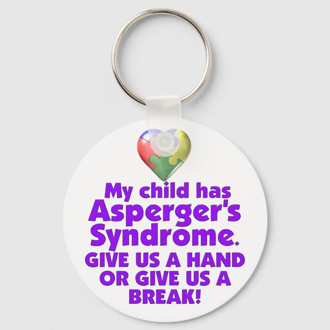Chaveiro Meu filho tem Asperger (Frente)
