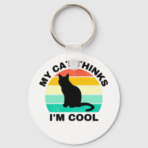 Chaveiro Meu Gato pensa que sou Legal