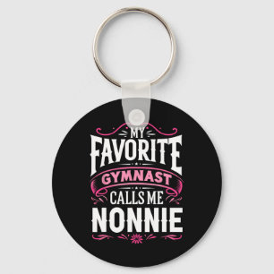 Chaveiro Meu ginasta favorito me chama de ginástica nonnie