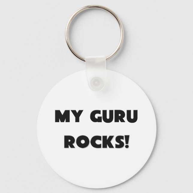 Chaveiro MEU Guru ROCKS! (Frente)