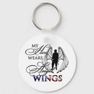 Chaveiro Meu herói veste as asas do anjo