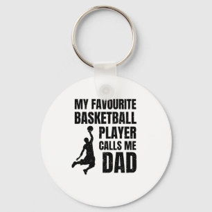 Chaveiro Meu Jogador De Basquete Favorito Me Chama De Pai S