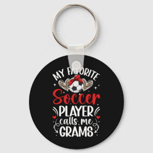 Chaveiro Meu Jogador de Futebol Favorito Gramas Futebol Gra