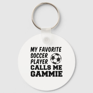 Chaveiro Meu jogador de futebol favorito me chama de Gammie