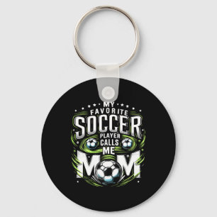 Chaveiro Meu jogador de futebol favorito me chama de mamãe