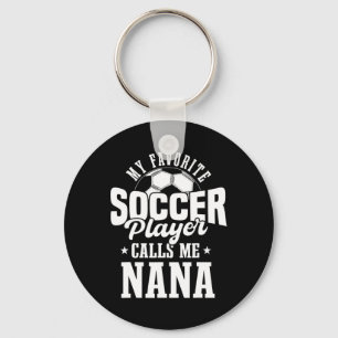 Chaveiro Meu jogador de futebol favorito me chama de Nana F