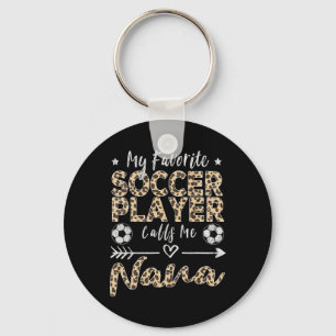 Chaveiro Meu jogador de futebol favorito me chama de Nana S