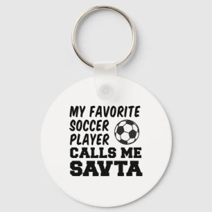 Chaveiro Meu jogador de futebol favorito me chama de Savta