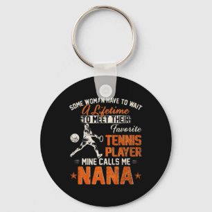 Chaveiro Meu jogador de tênis favorito me chama de Nana eng
