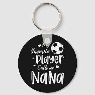 Chaveiro Meu jogador favorito me chama de Nana jogadora de