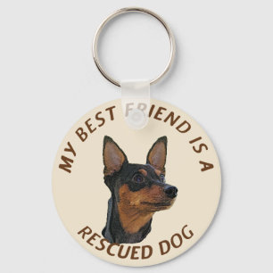 Chaveiro Meu melhor amigo (Pinscher diminuto)