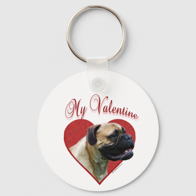 Chaveiro Meu Namorados Bullmastiff (Frente)