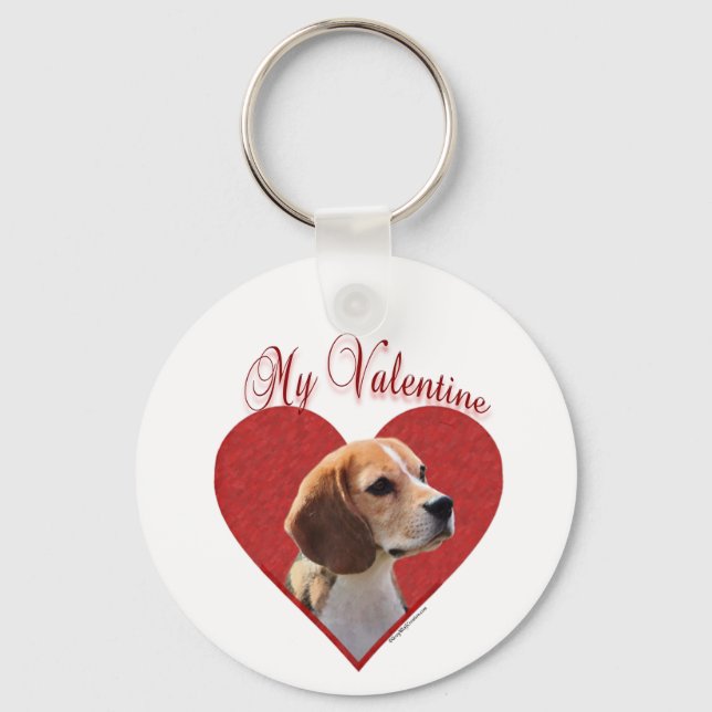 Chaveiro Meu Namorados de Beagle (Frente)