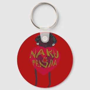 Chaveiro Meu Namorados te ama Nakupenda Kenya Swahili Art.