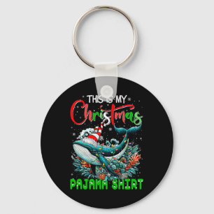 Chaveiro Meu natal Pajama Papais noeis Mar de Baleia Amante