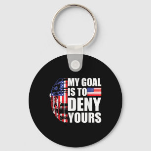 Chaveiro Meu Objetivo É Negar o Seu - Bandeira Americana Ca